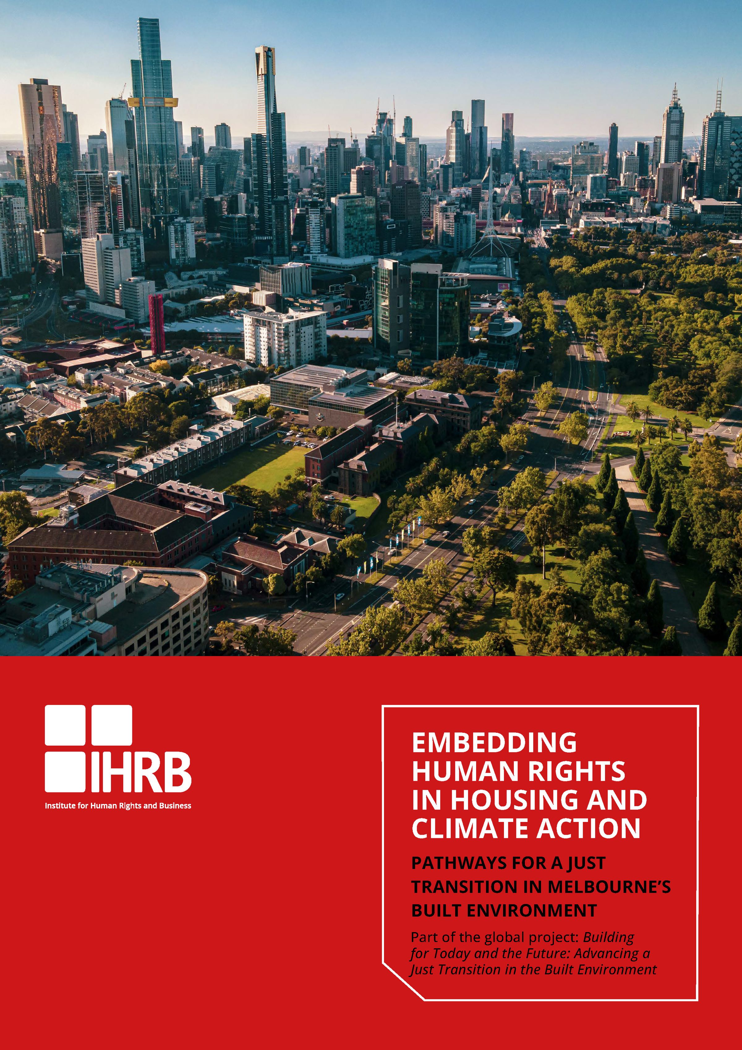 Front cover of the Embedding Human Rights in Housing and Climate Action