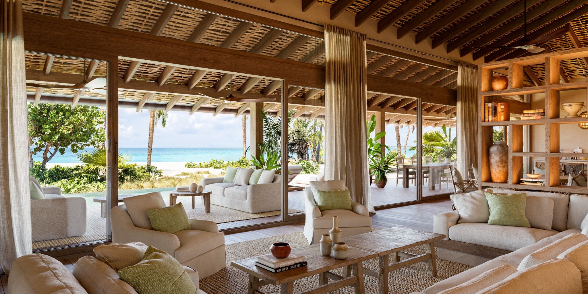 A relaxed interior at the resort