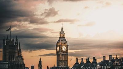 The Palace of Westminster and Big Ben tower in London, where Parliament will vote on the Seventh Carbon Budget.