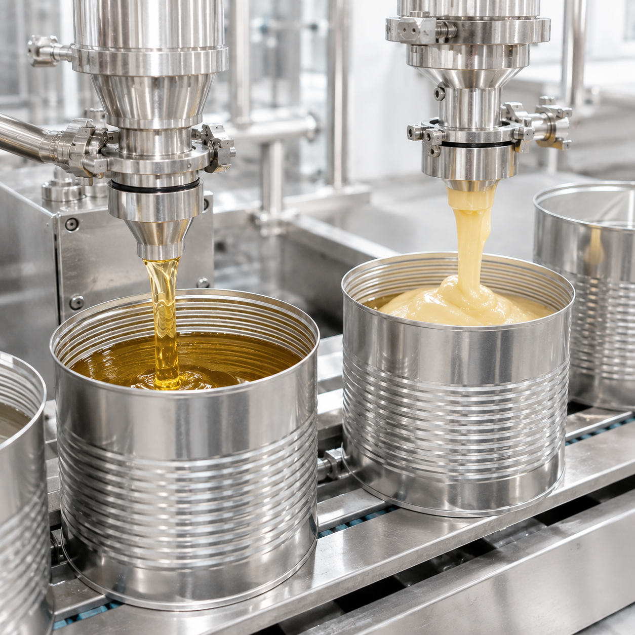 Suitable for liquid and semi-solid oil filling