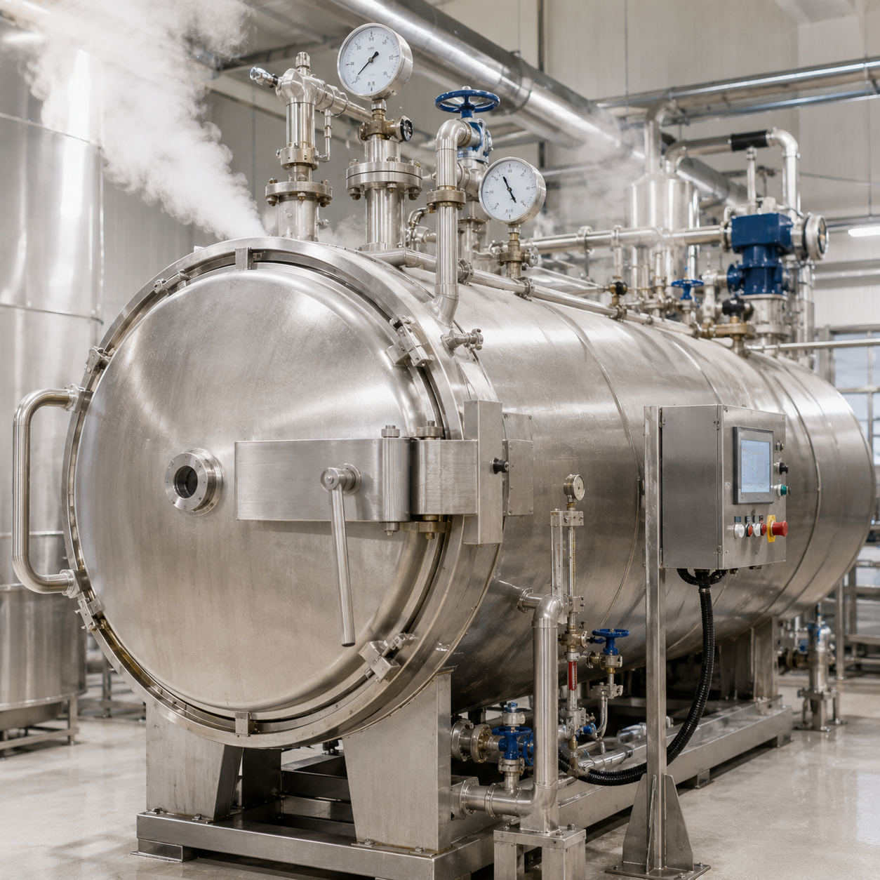Compatible with saturated steam and air overpressure systems