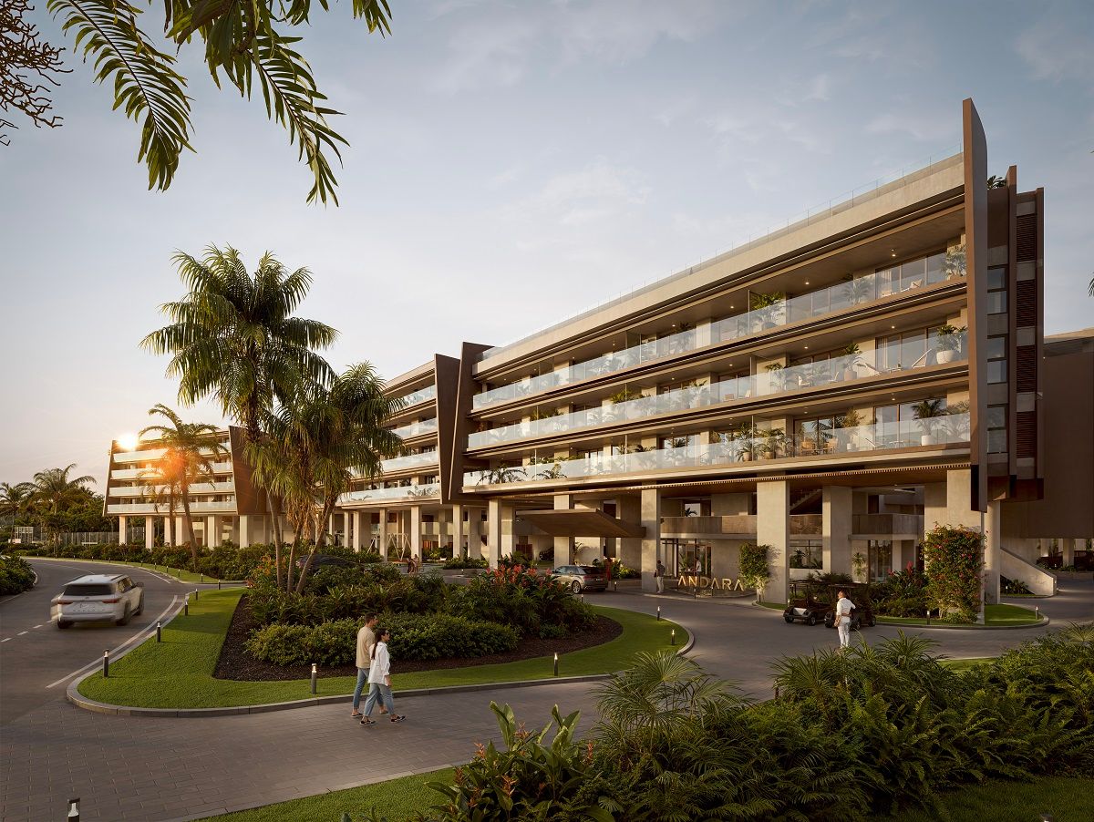 Luxury apartments and houses with golf course views