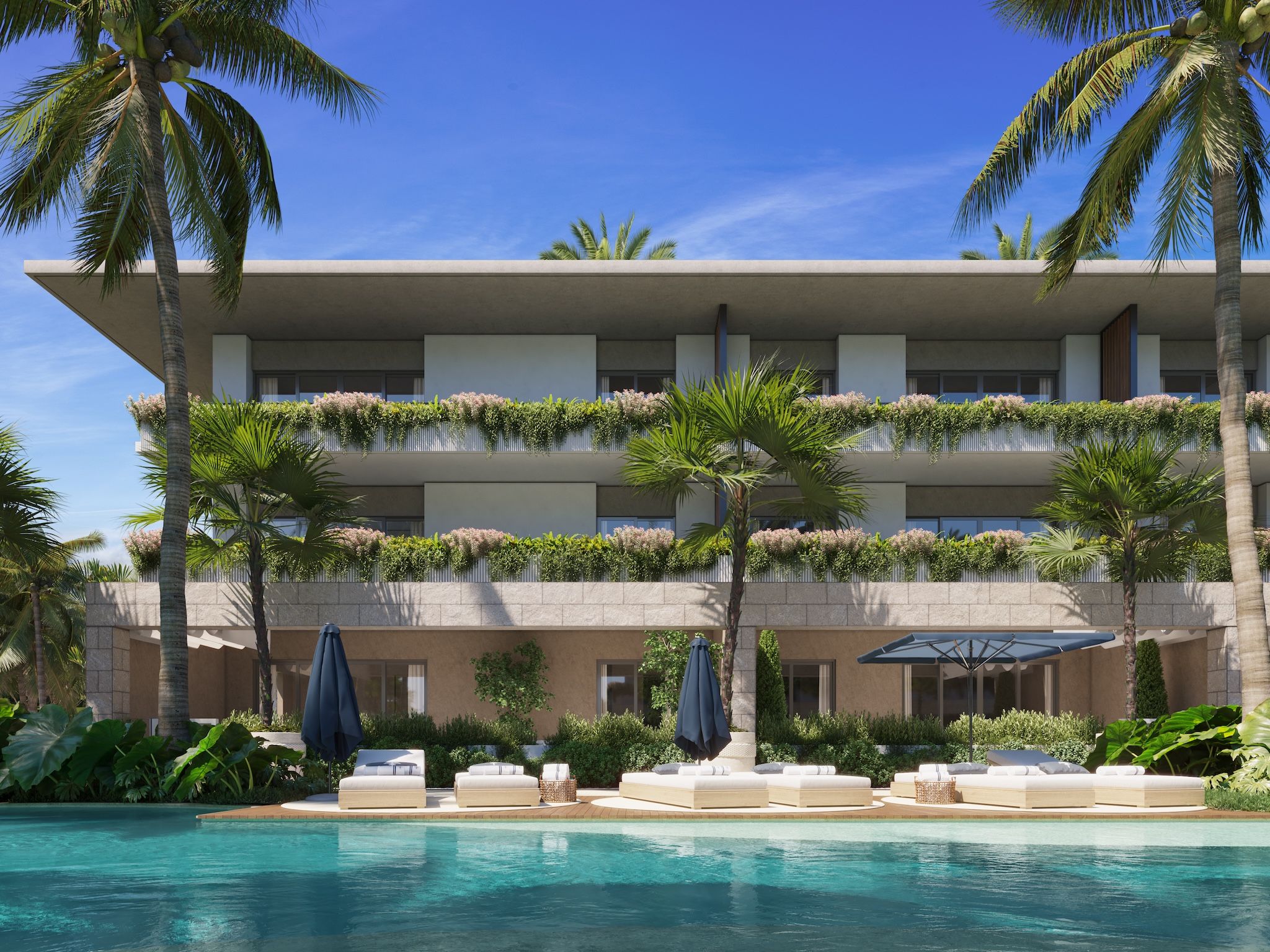 Modern apartments with nature views