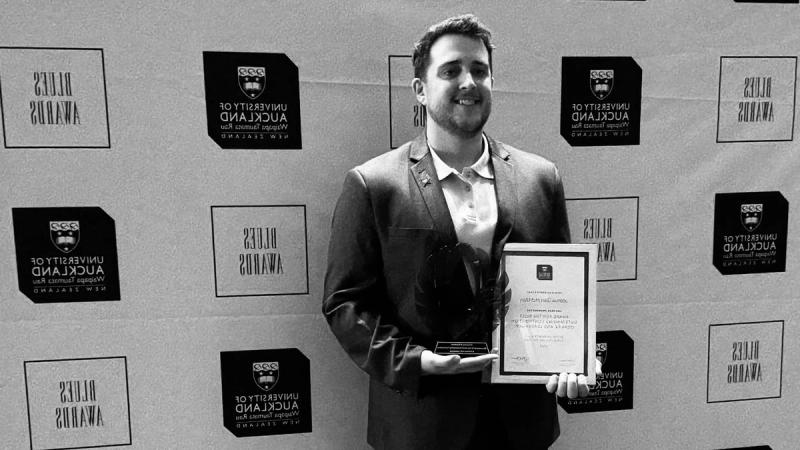 Canteen member receives Auckland University Blues Award