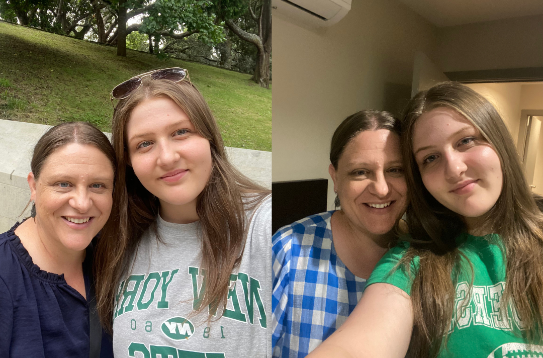 Lily and her mum