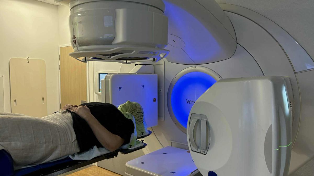 Rangatahi Lucy during treatment