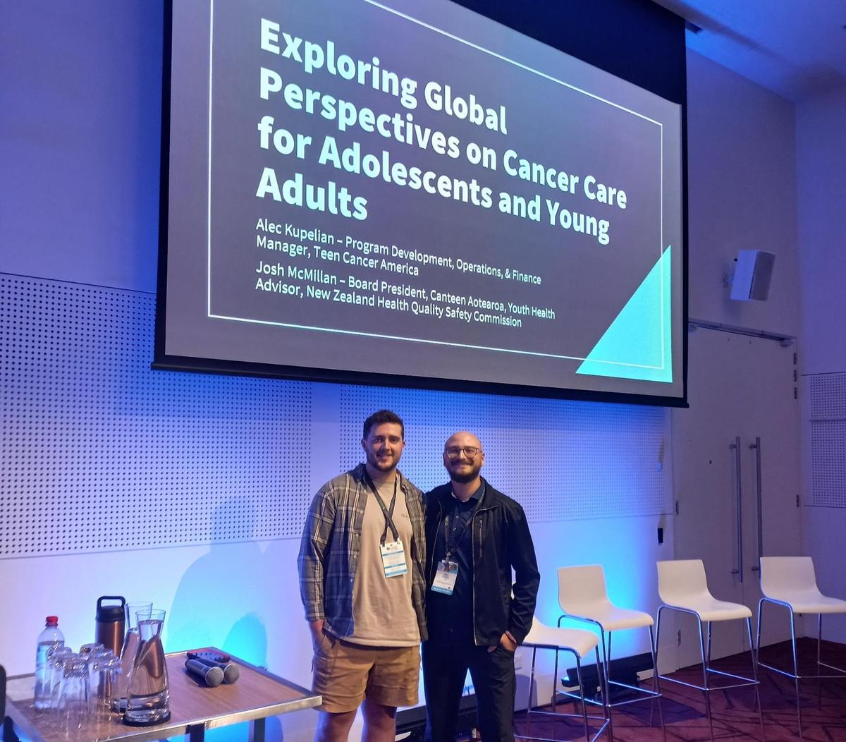 rangatahi presenting at AYA World Cancer Congress 2024 rangatahi presenting at AYA World Cancer Congress 2024