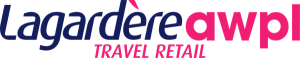 the word lagardere is in blue and pink on a black background the word lagardere is in blue and pink on a black background