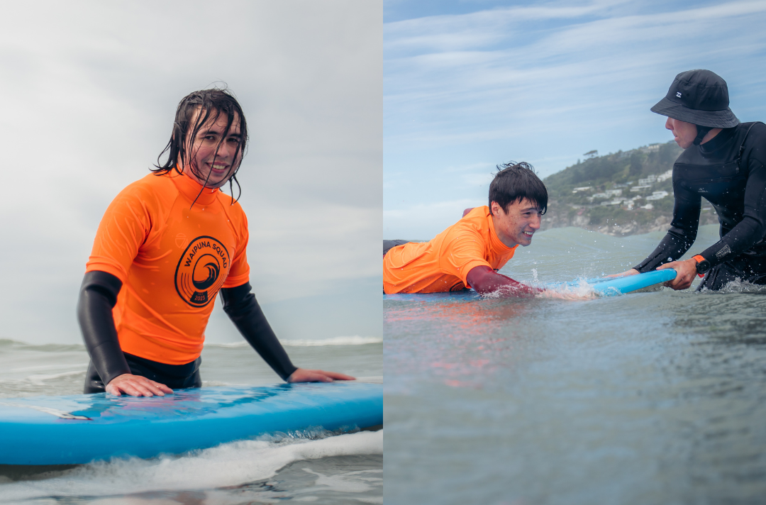 Rangatahi at the Six-Week Waipuna Surf Series Rangatahi at the Six-Week Waipuna Surf Series