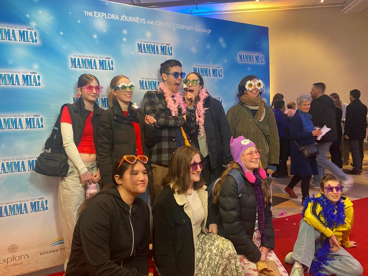 rangatahi attending Mamma Mia!
