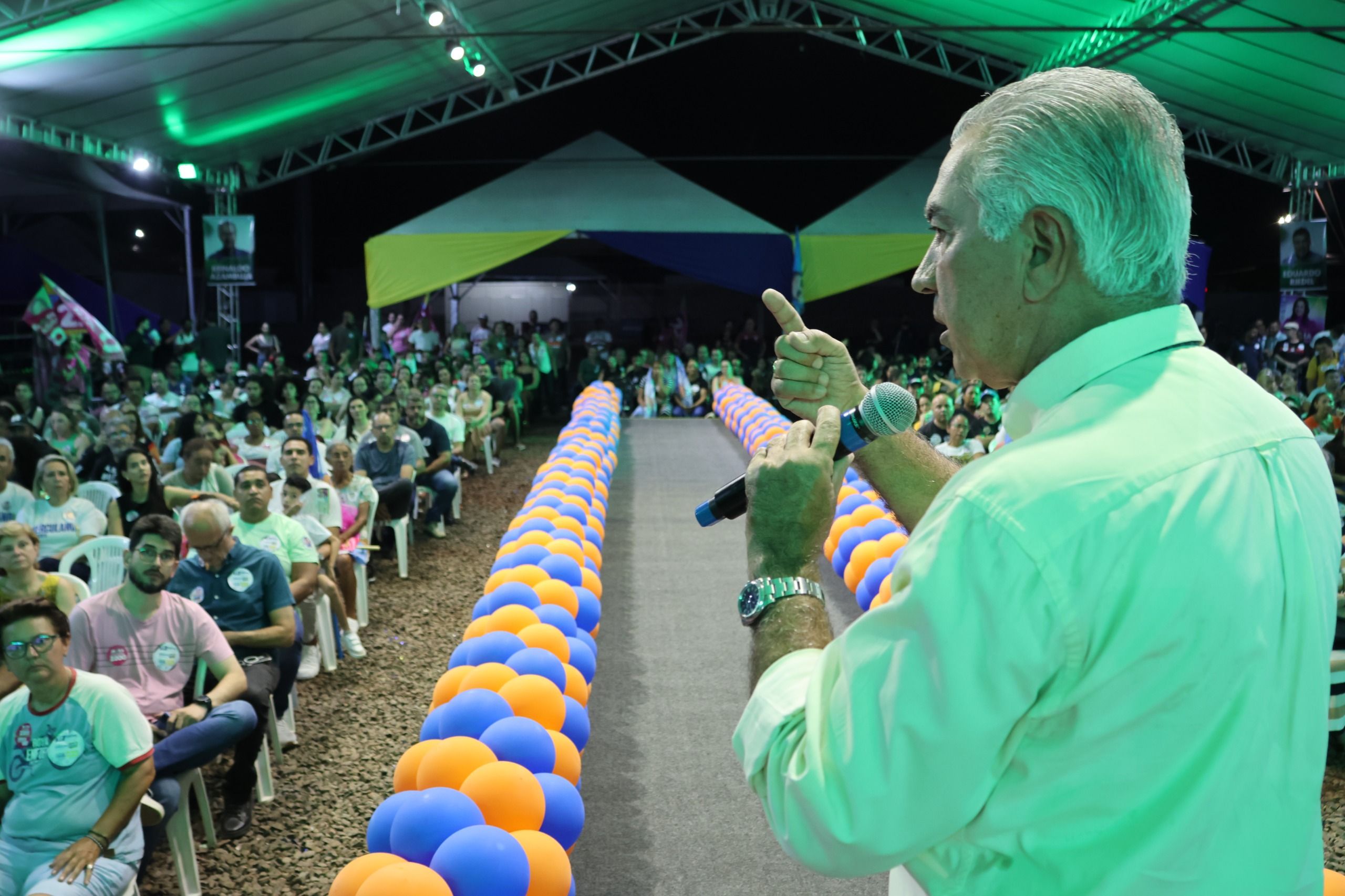 Na última semana de campanha, Reinaldo intensifica agenda em Campo Grande