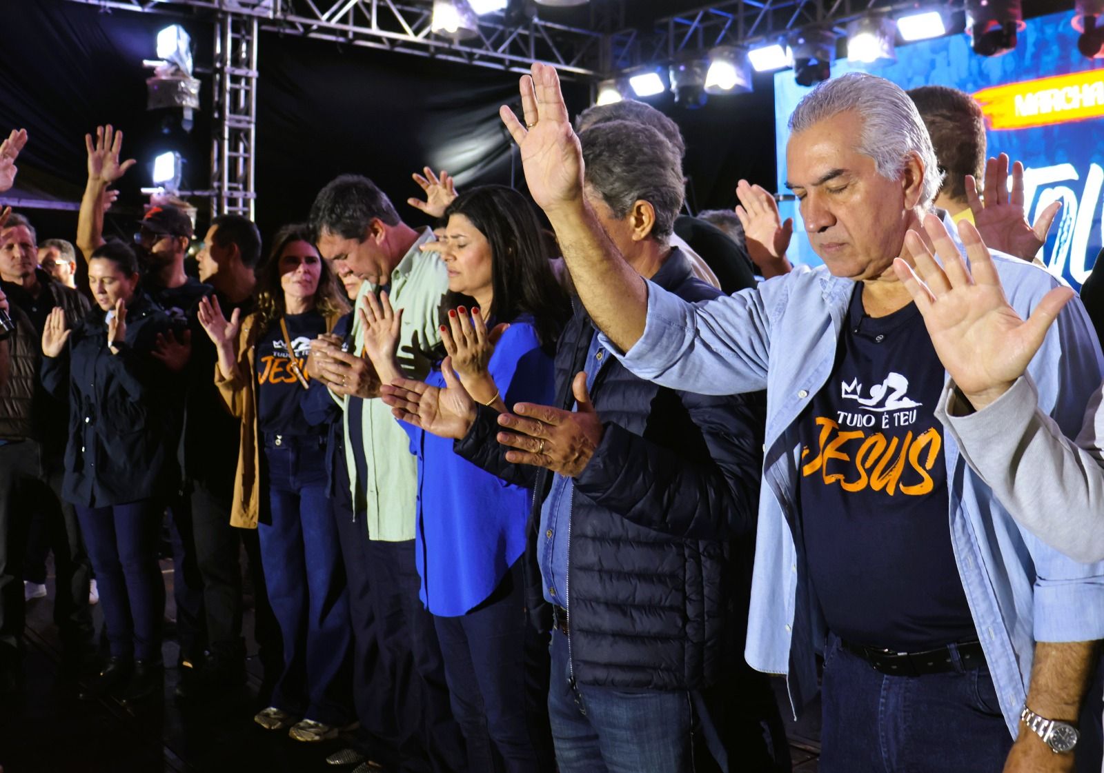 Reinaldo participa da Marcha para Jesus e destaca papel da fé para fortalecer as famílias