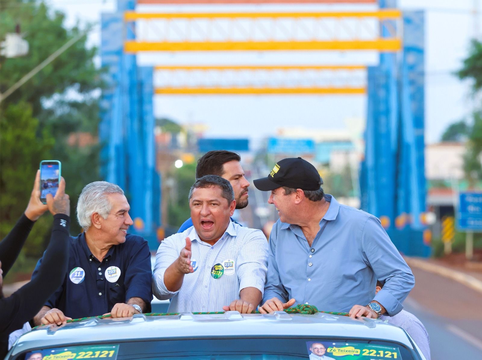 Rumo ao Senado, Reinaldo percorre 12 municípios em dois dias