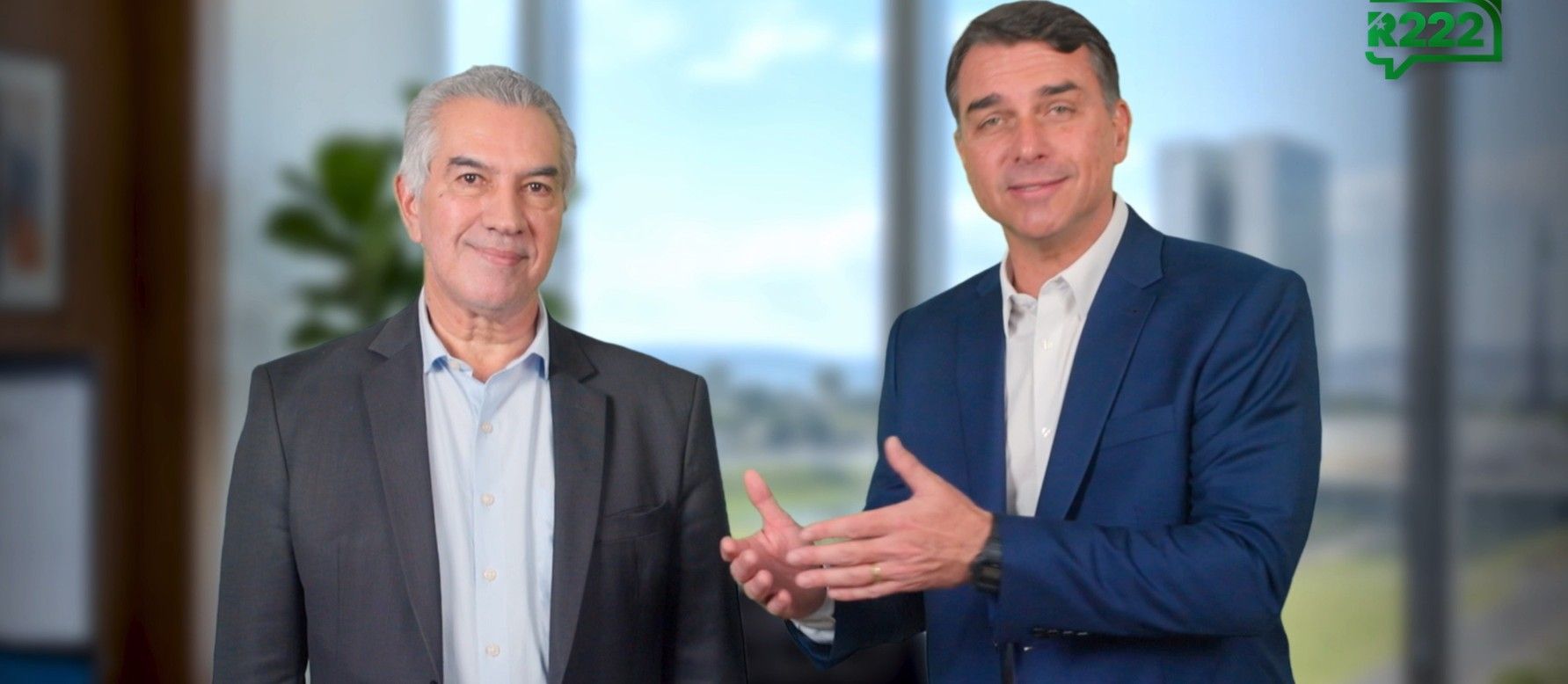 Na TV, Reinaldo fala de propostas para o agro e recebe apoio de Flávio Bolsonaro e Tereza Cristina