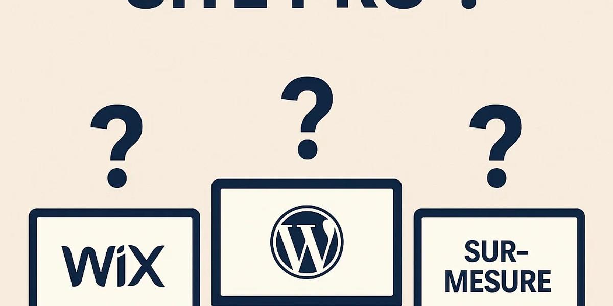 Wix, WordPress ou sur-mesure : que choisir pour votre site pro ?