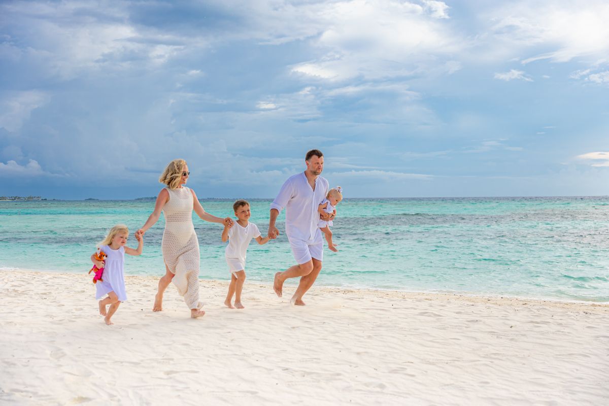 A sunny tropical beach on Costa Rica's Central Pacific coast
