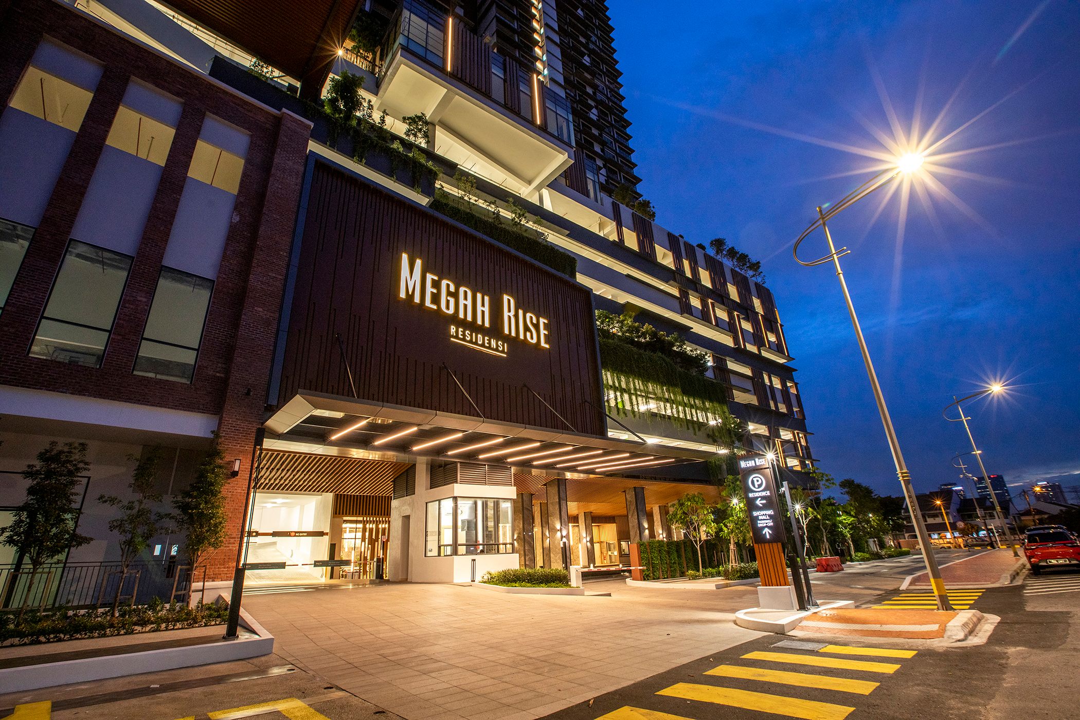 Megah Rise Mall project view