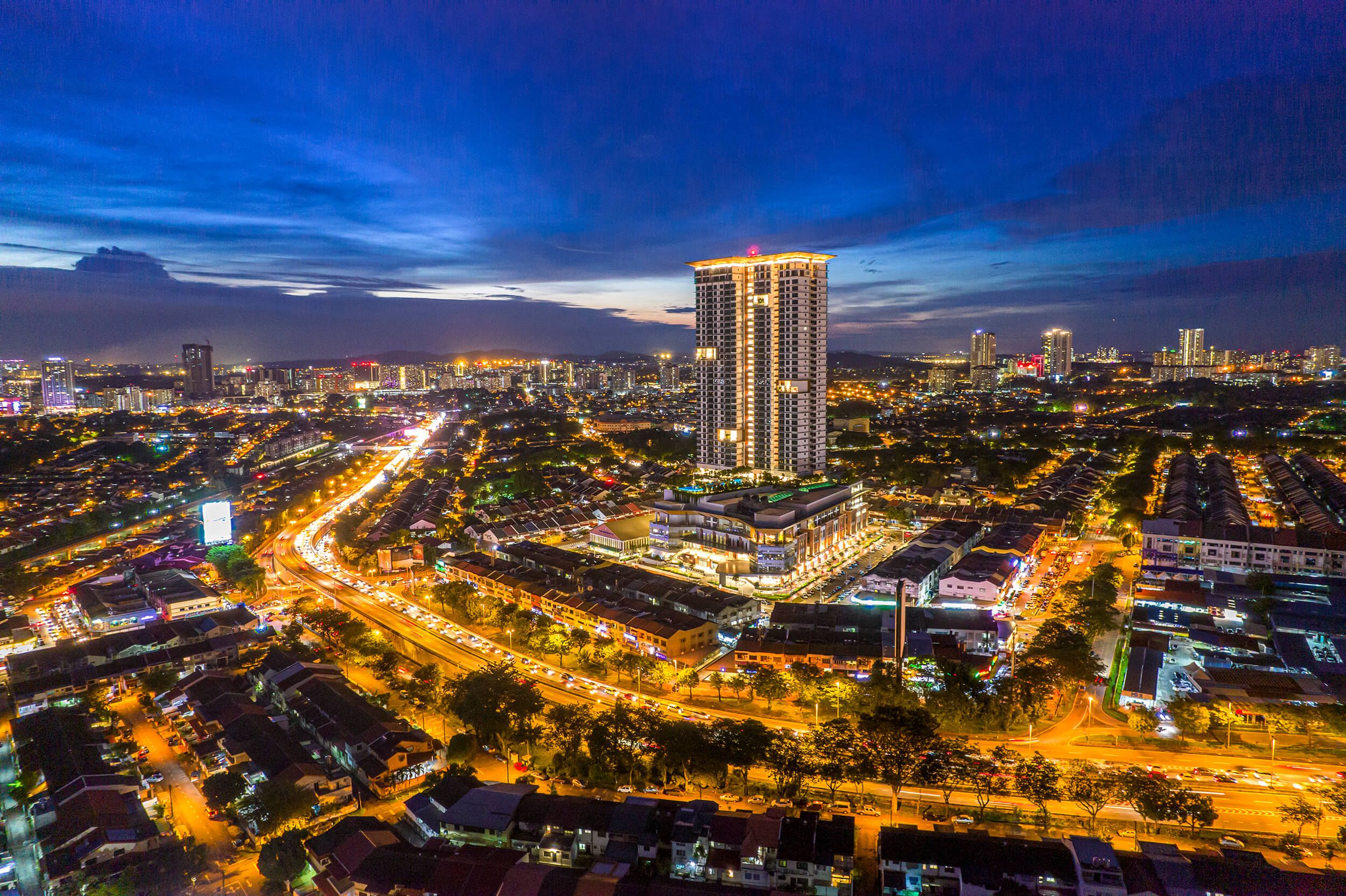 Megah Rise Mall project view