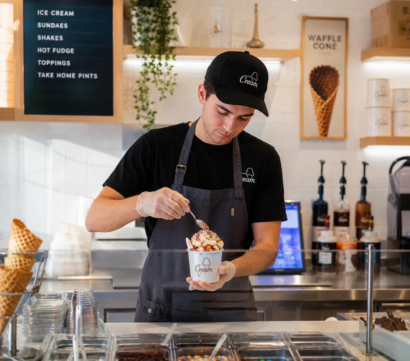 What ice cream and dessert shop owners can use a line of credit for