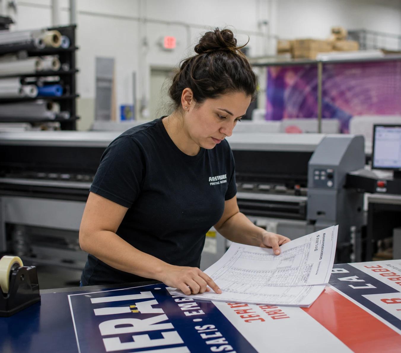 What printing and signage companies can use a line of credit for