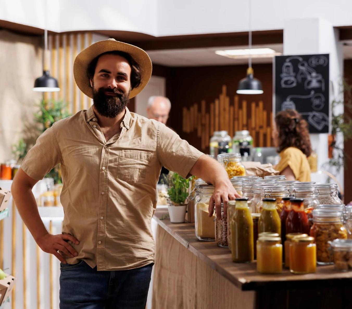 What specialty grocery store owners can use a line of credit for