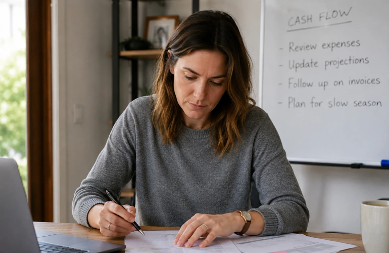 How to Manage Cash Flow Gaps in a Slow Season