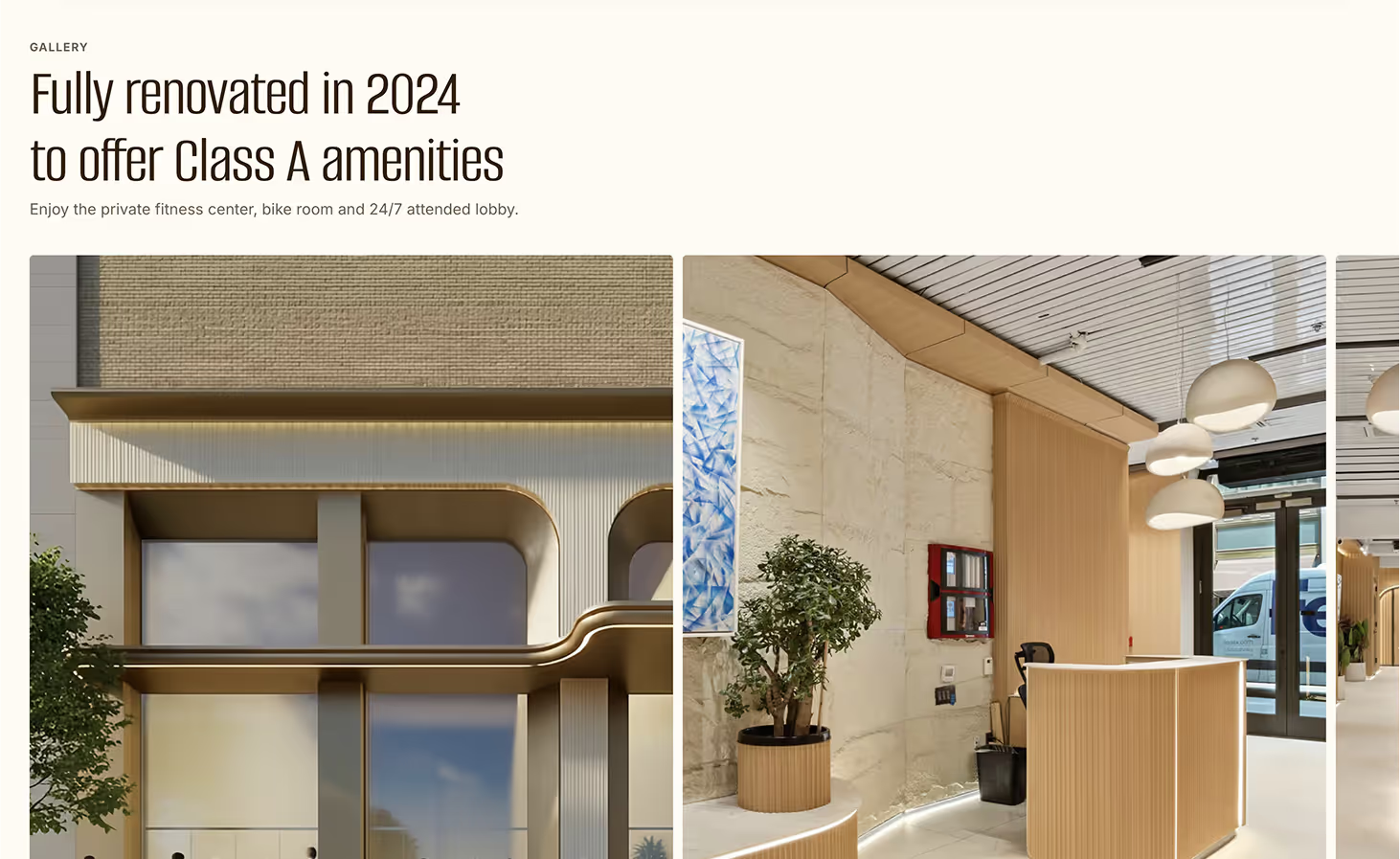 6 East 45th Street website — screen 3 of 3