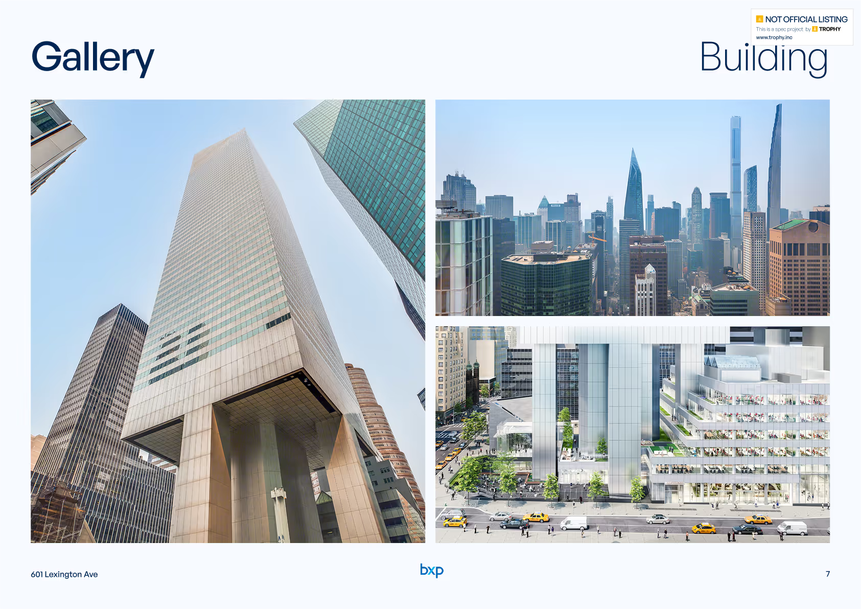 601 Lexington brochure — spread 7 of 8