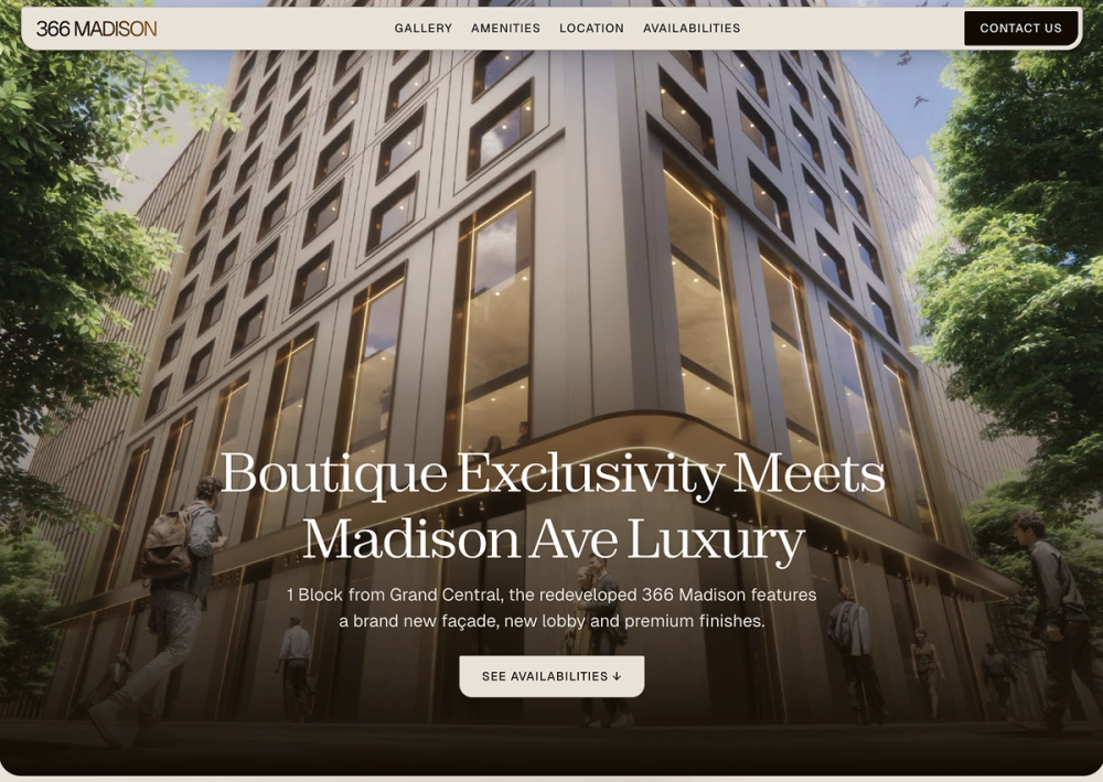 366 Madison — leasing campaign preview