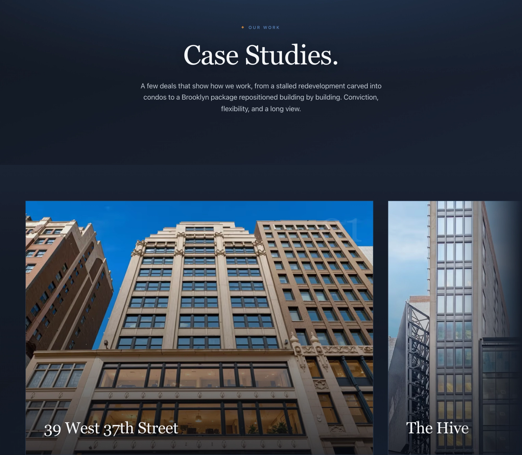 Blake Partners website — case-studies index