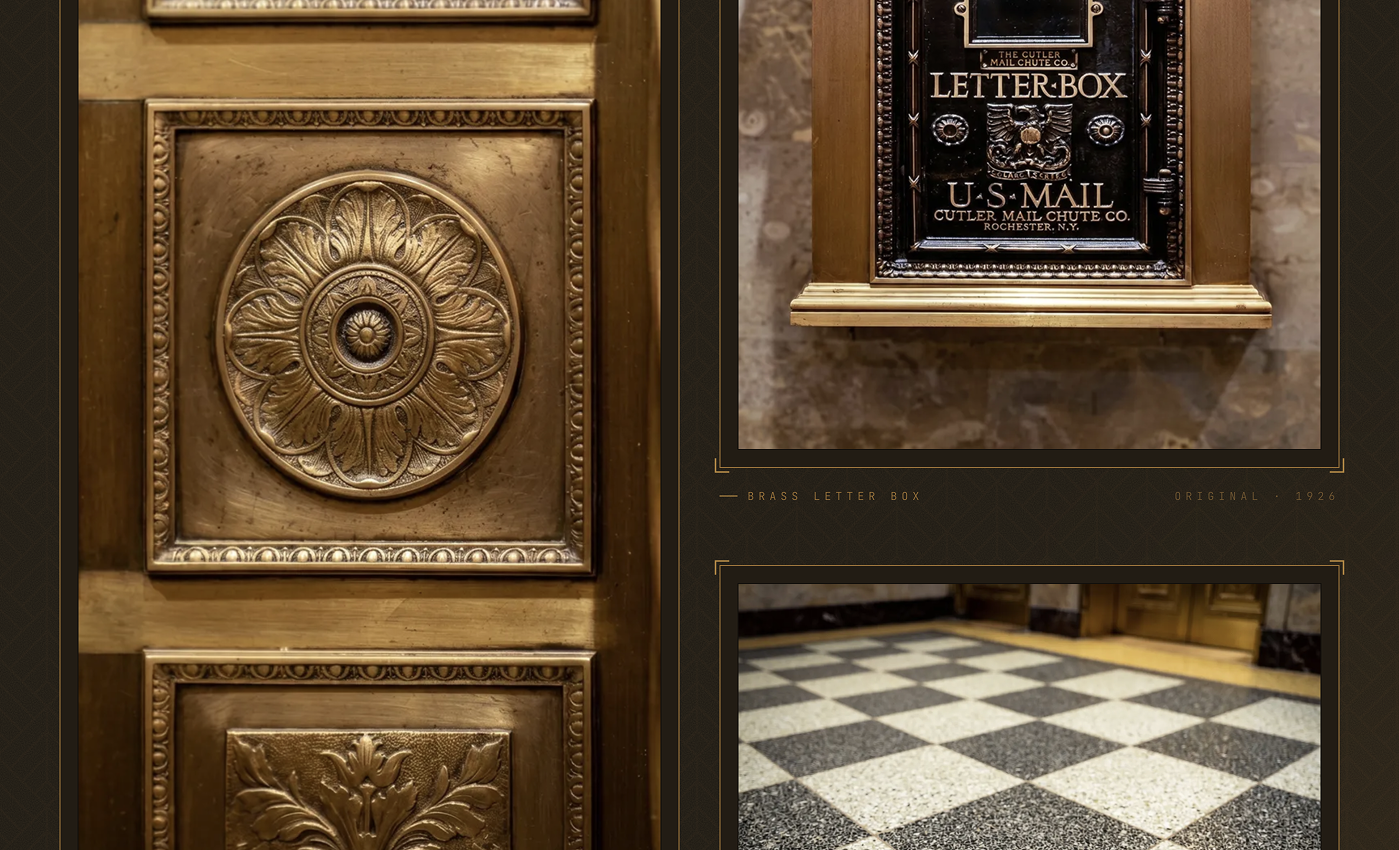 119 West 57th Street website — screen 3 of 7