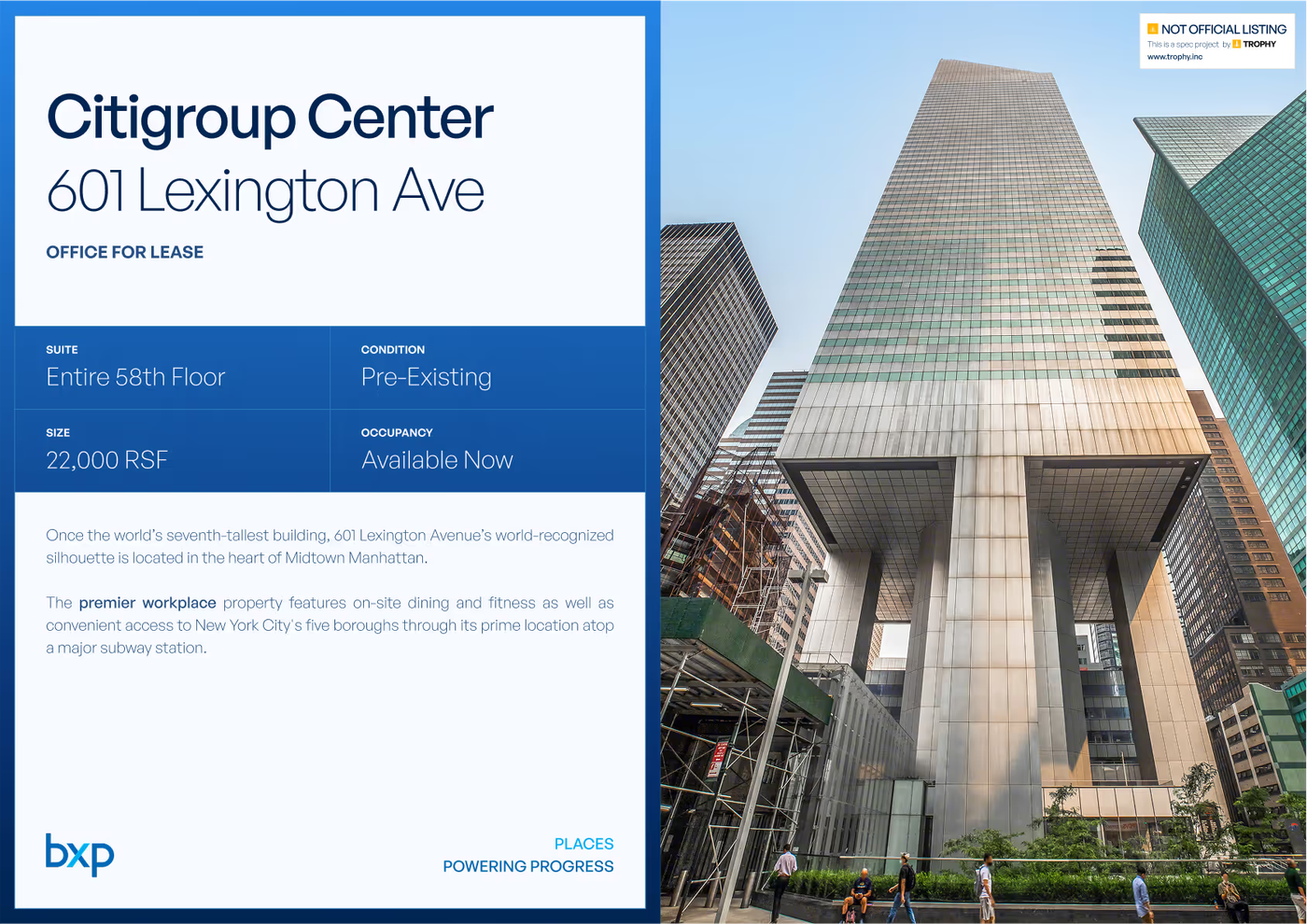 601 Lexington — leasing campaign preview