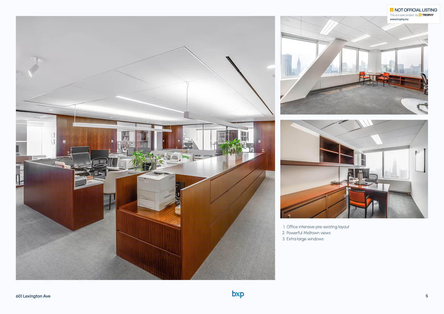 601 Lexington brochure — spread 5 of 8