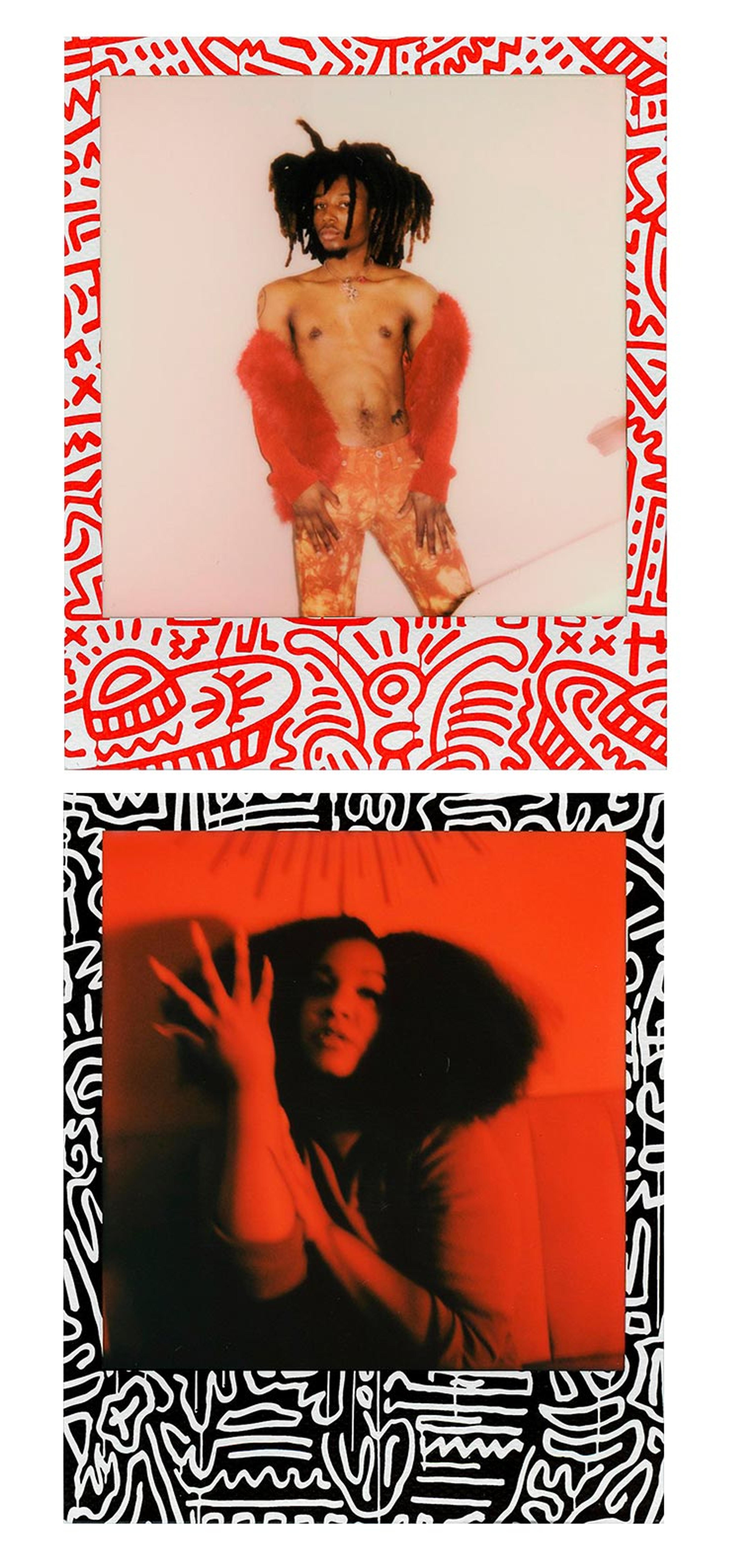 Chinedu Nwakudu Polaroid Keith Haring photo
