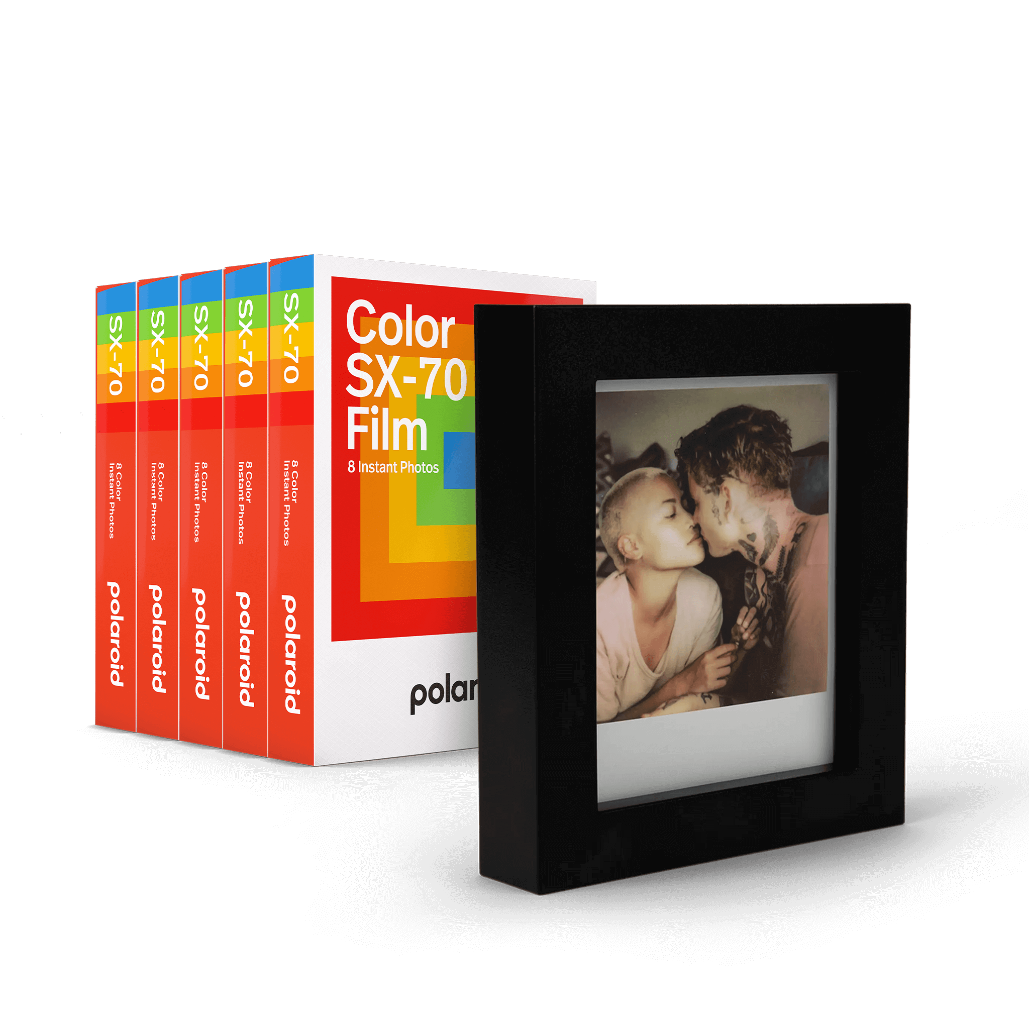 Polaroid Colour / Color Instant Film for Polaroid SX-70 Cameras Brand-new  Stock Classic White Frame 