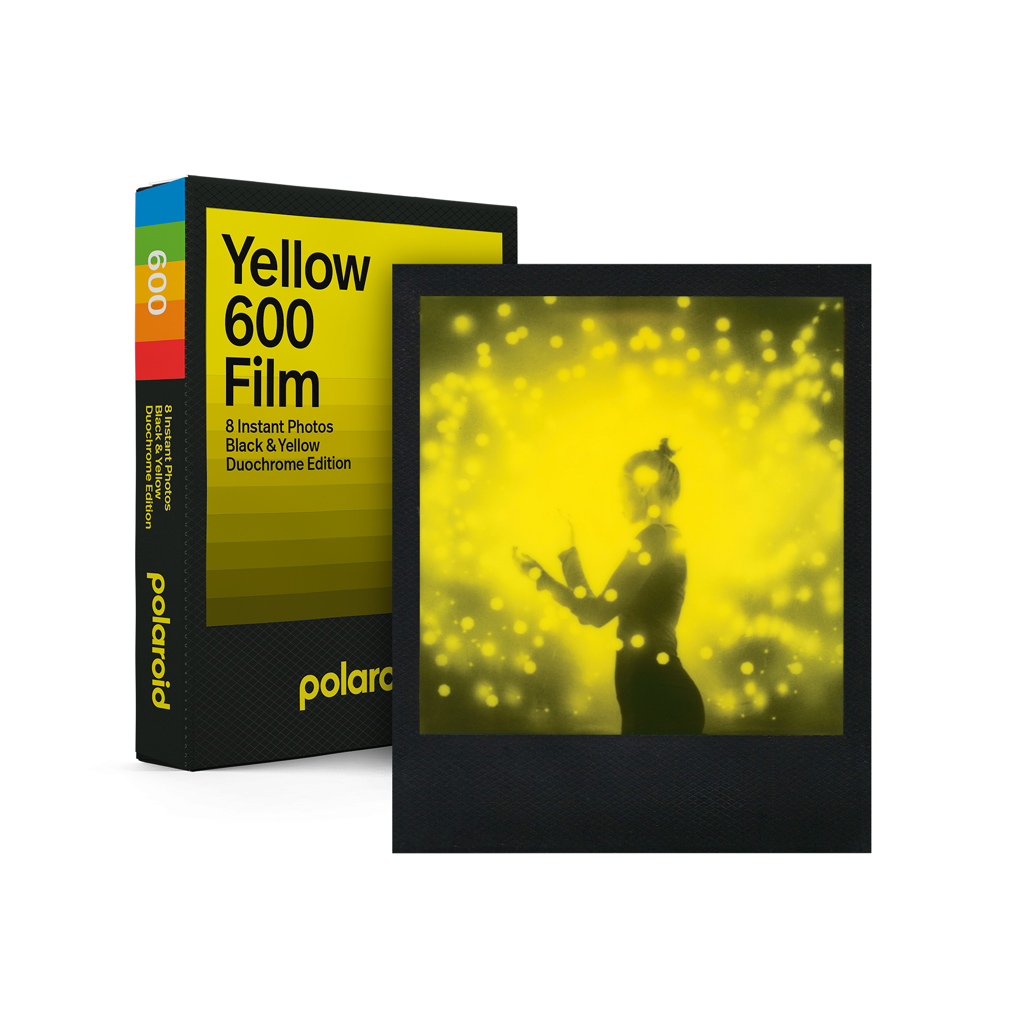 POLAROID - Appareil photo instantané 600 Carré (reconditionné) - Style  années 80 - Format photo 7,9x7,9cm - Utilise le film Impossible 600