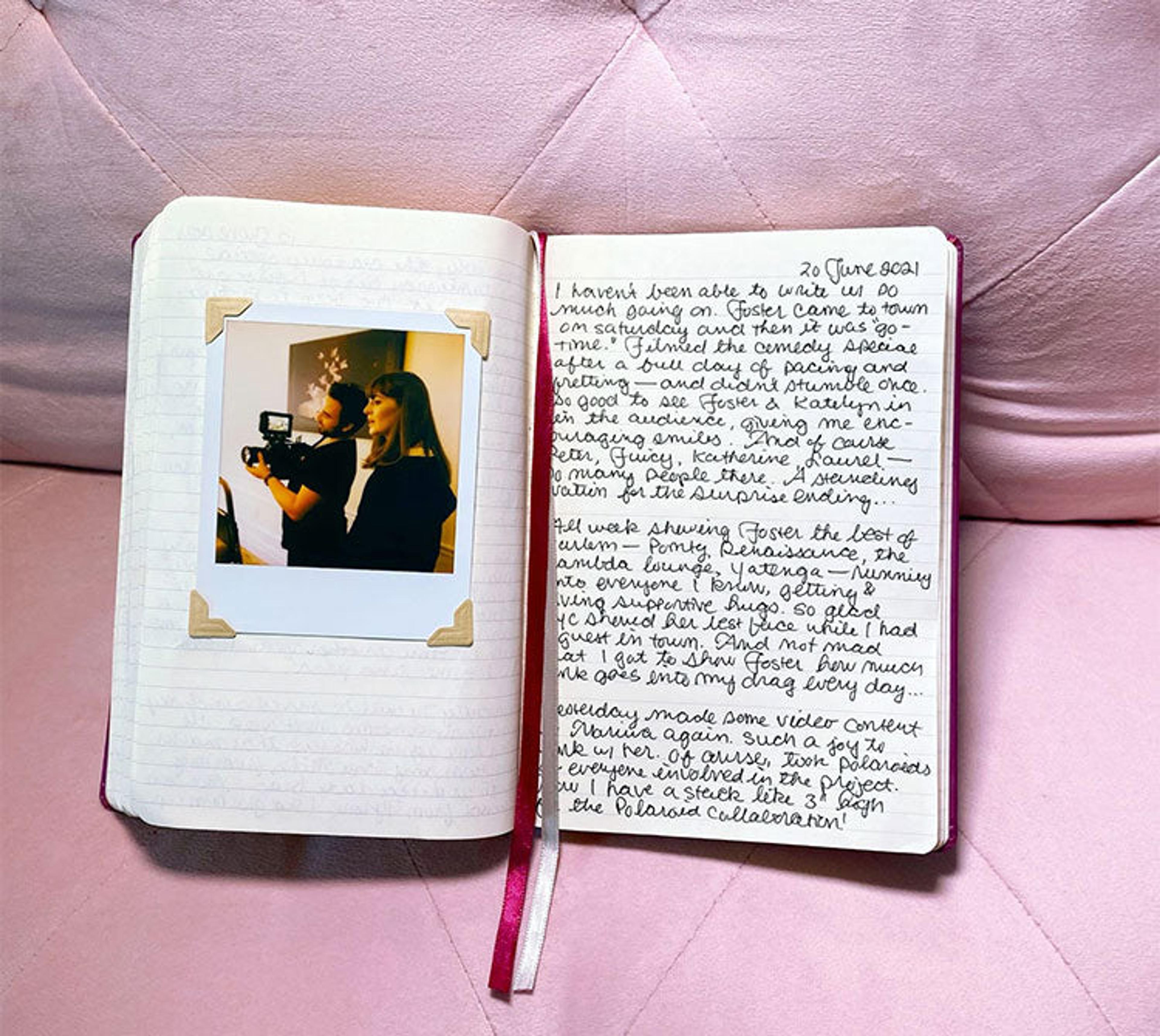 Polaroid photo journal by Miz Cracker