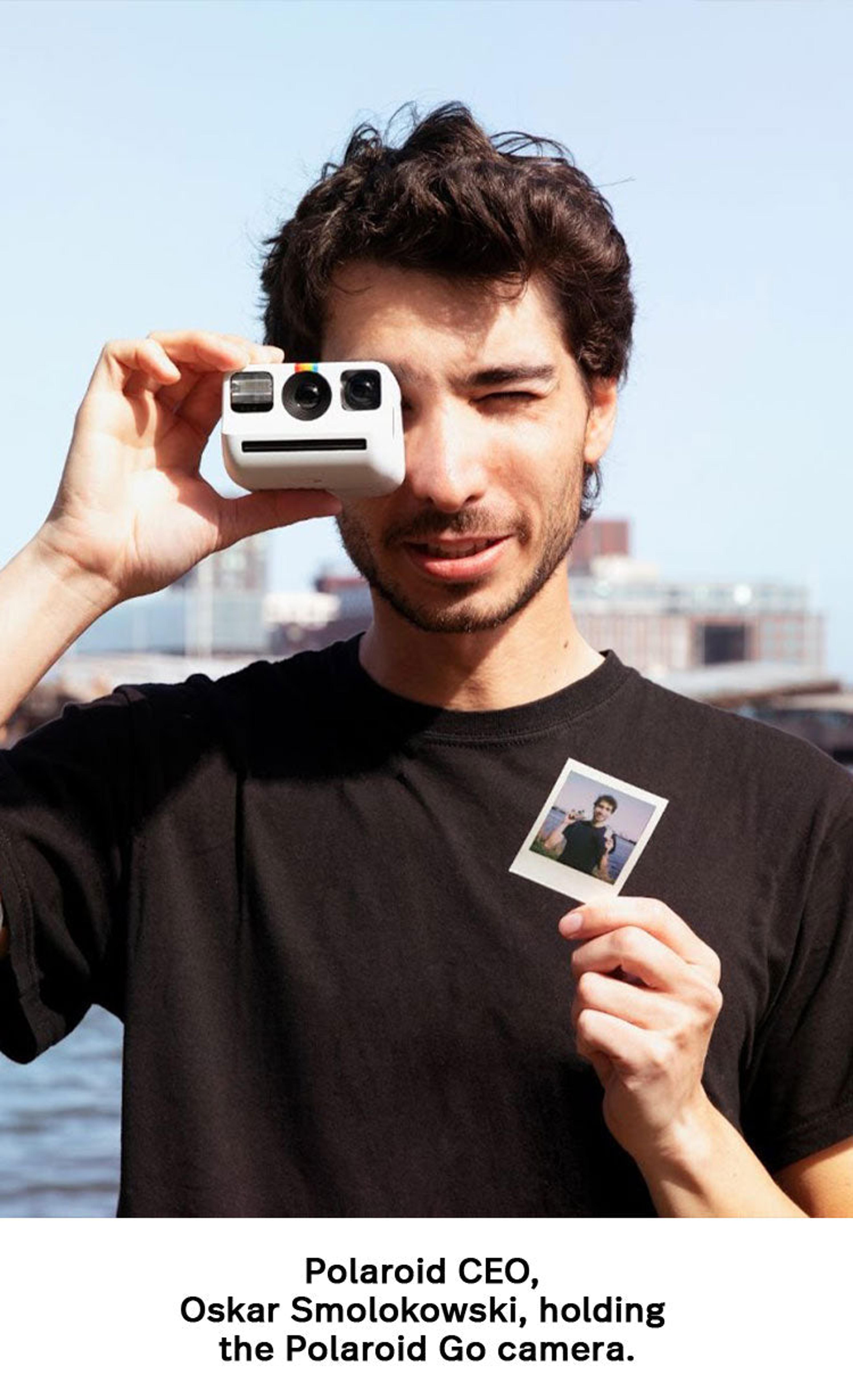 Polaroid CEO Oskar Smolokowski Polaroid Go Camera