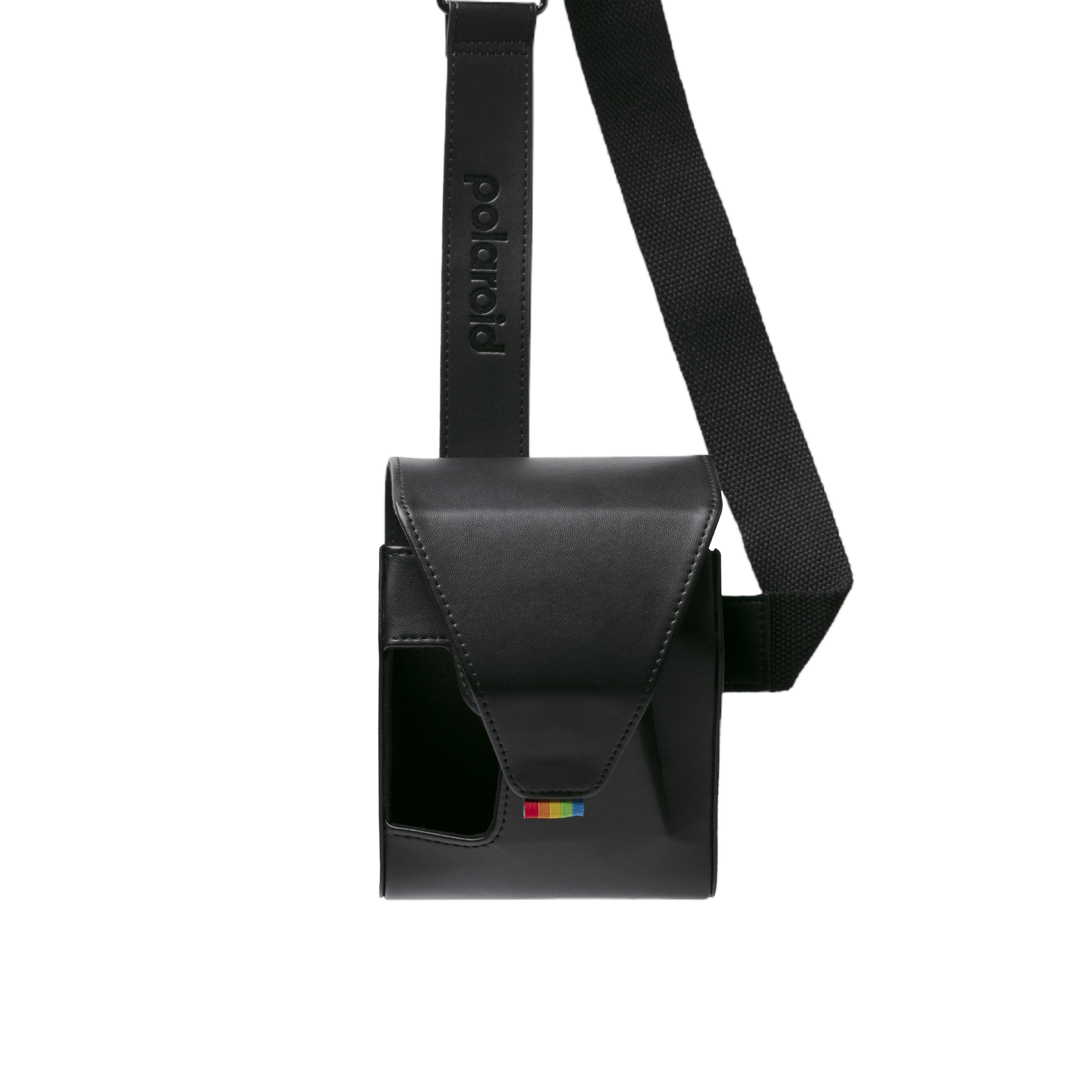 POLAROID NOW INSTANT CAMERA BAG CASE BLACK + SPECTRUM adjustable Strap (UK)  BNIP