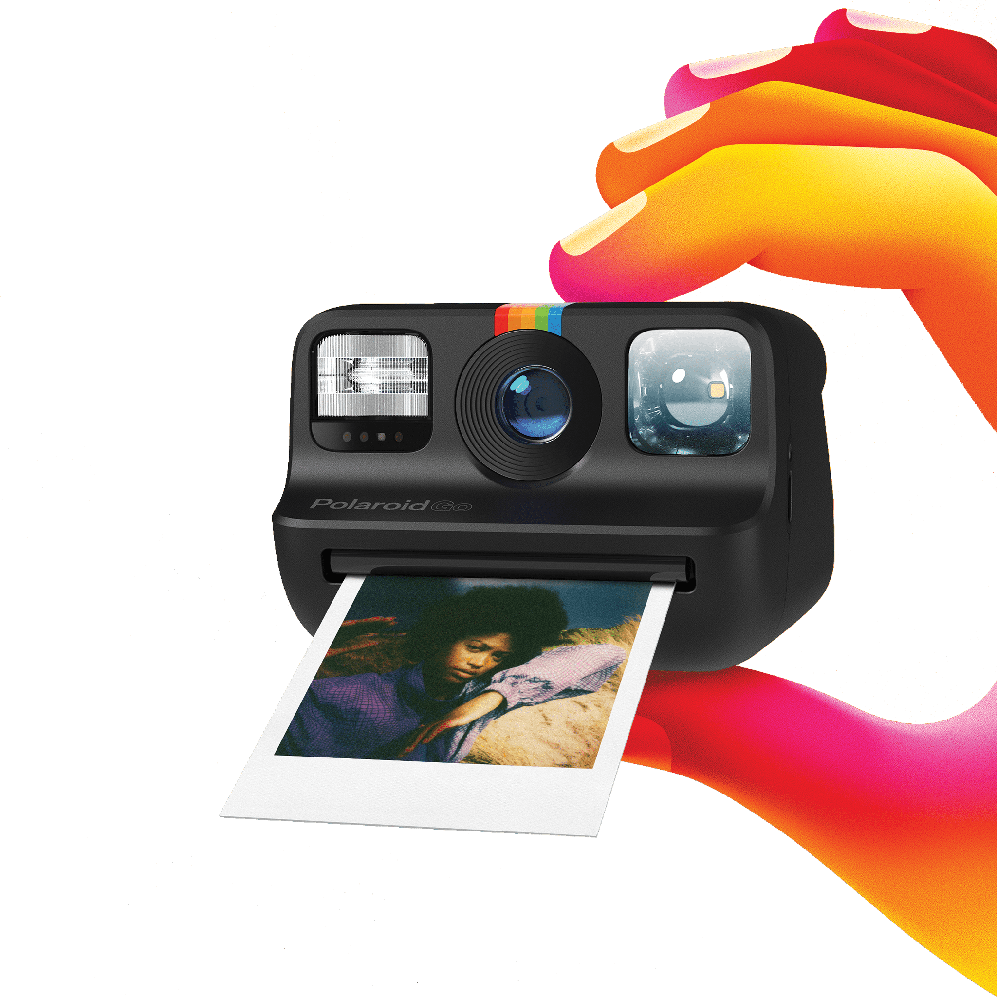 Polaroid Sofortbildfilm — doppelt verpacken Polaroid Black & 6017 9070 Polaroid Go Instant Camera 