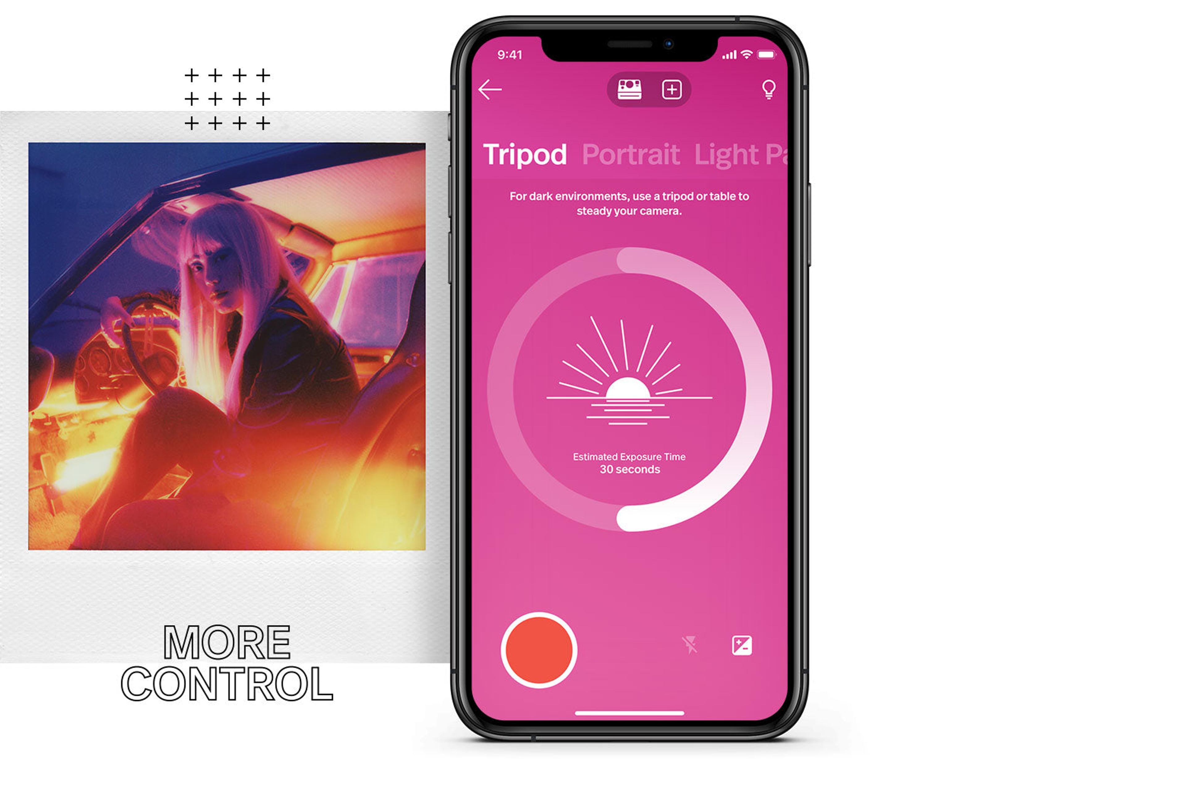 Polaroid Now+ Tripod Mode