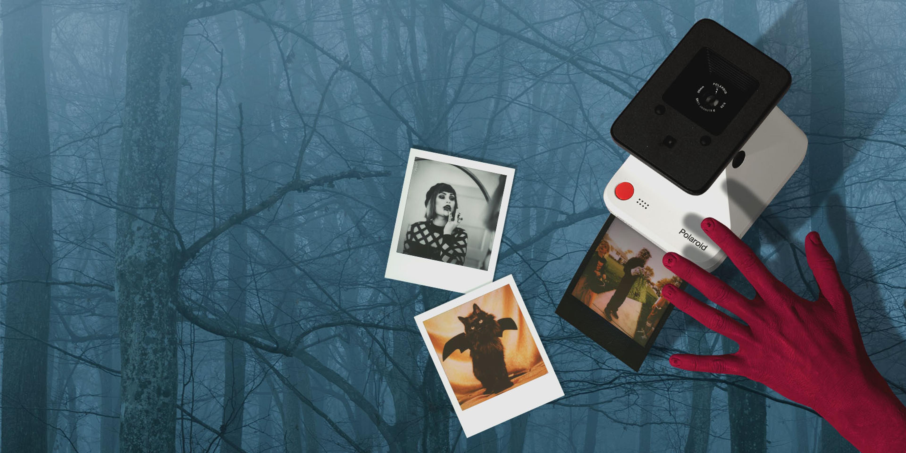 Image collage with Polaroid