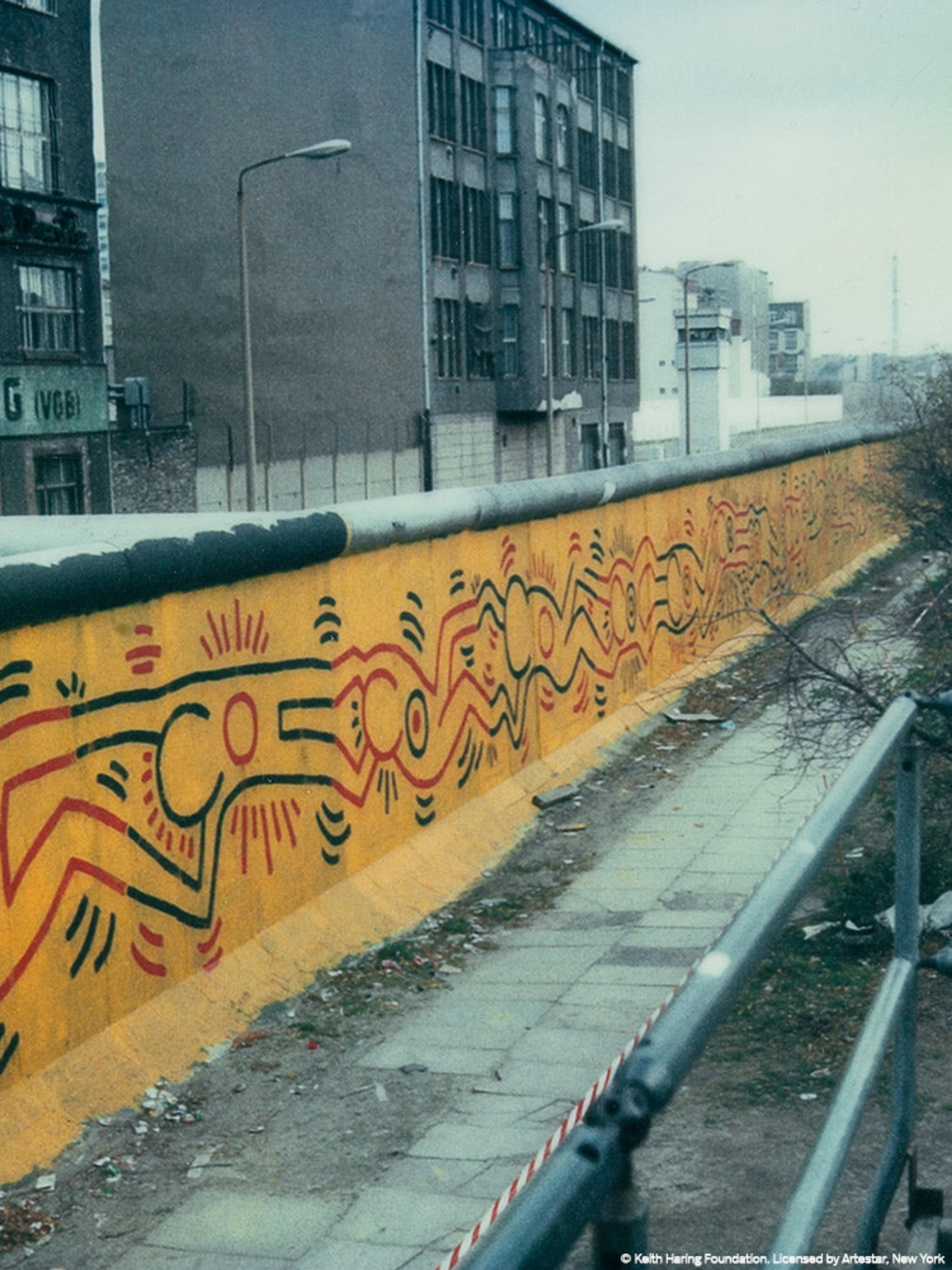 Keith Haring Polaroid photo