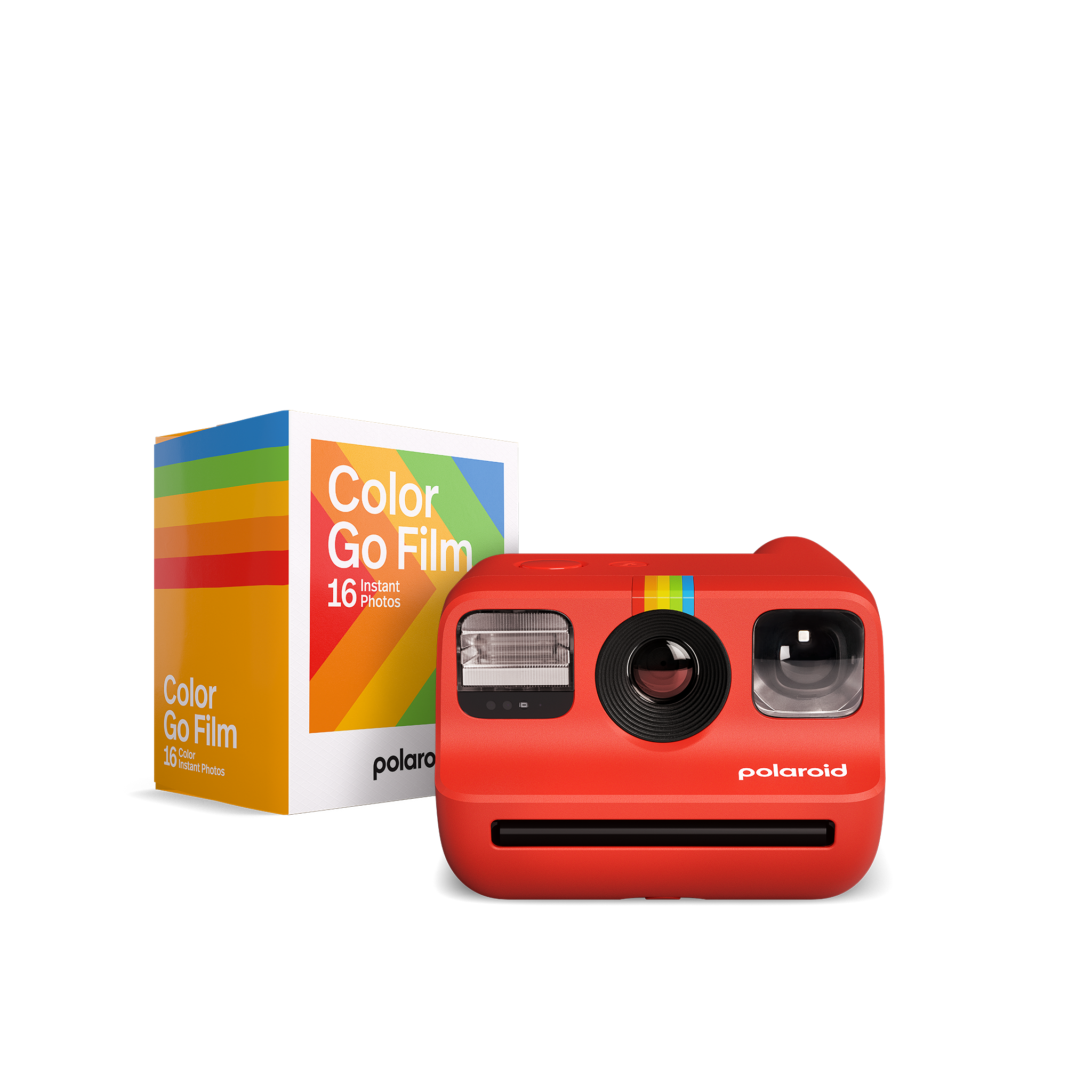 Polaroid Go Instant Mini Camera - Red 9071 & Film - India