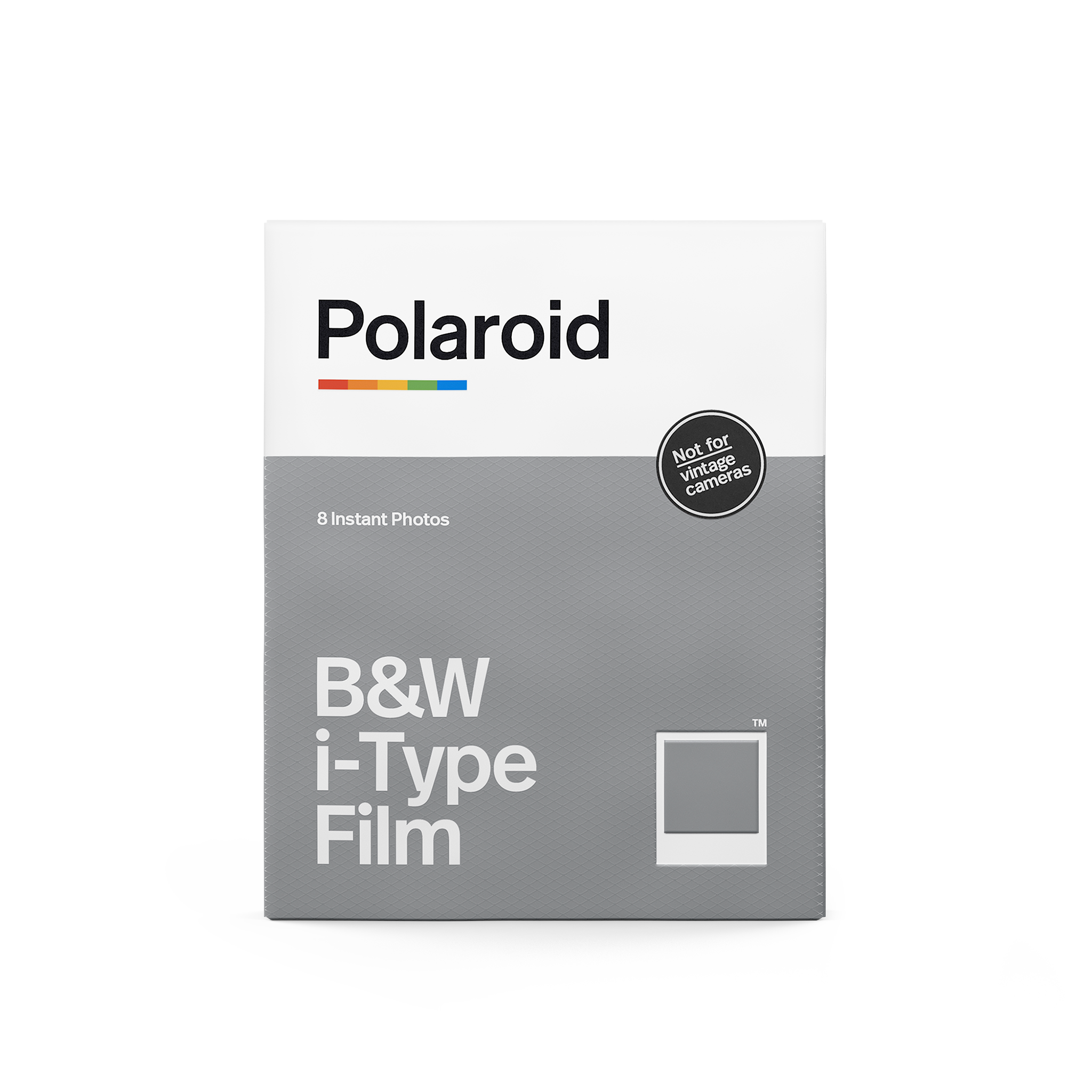 B&W I-Type Film - For New Polaroid Cameras