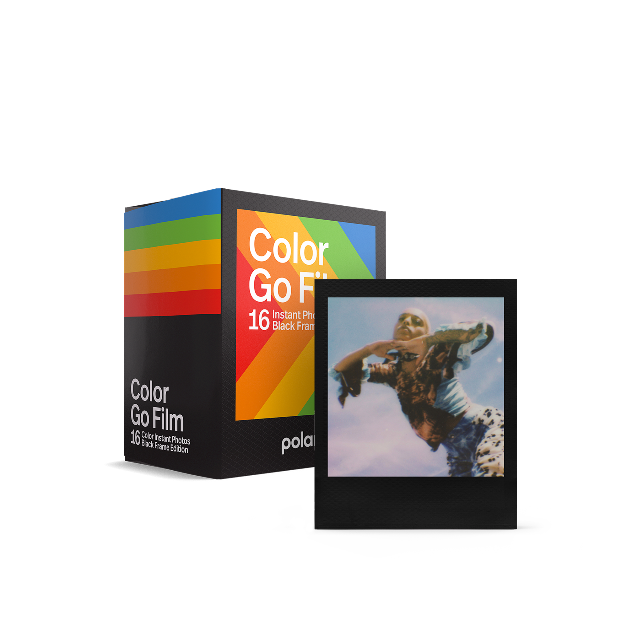 Shop Polaroid Go Color Film - Black Frame Edition