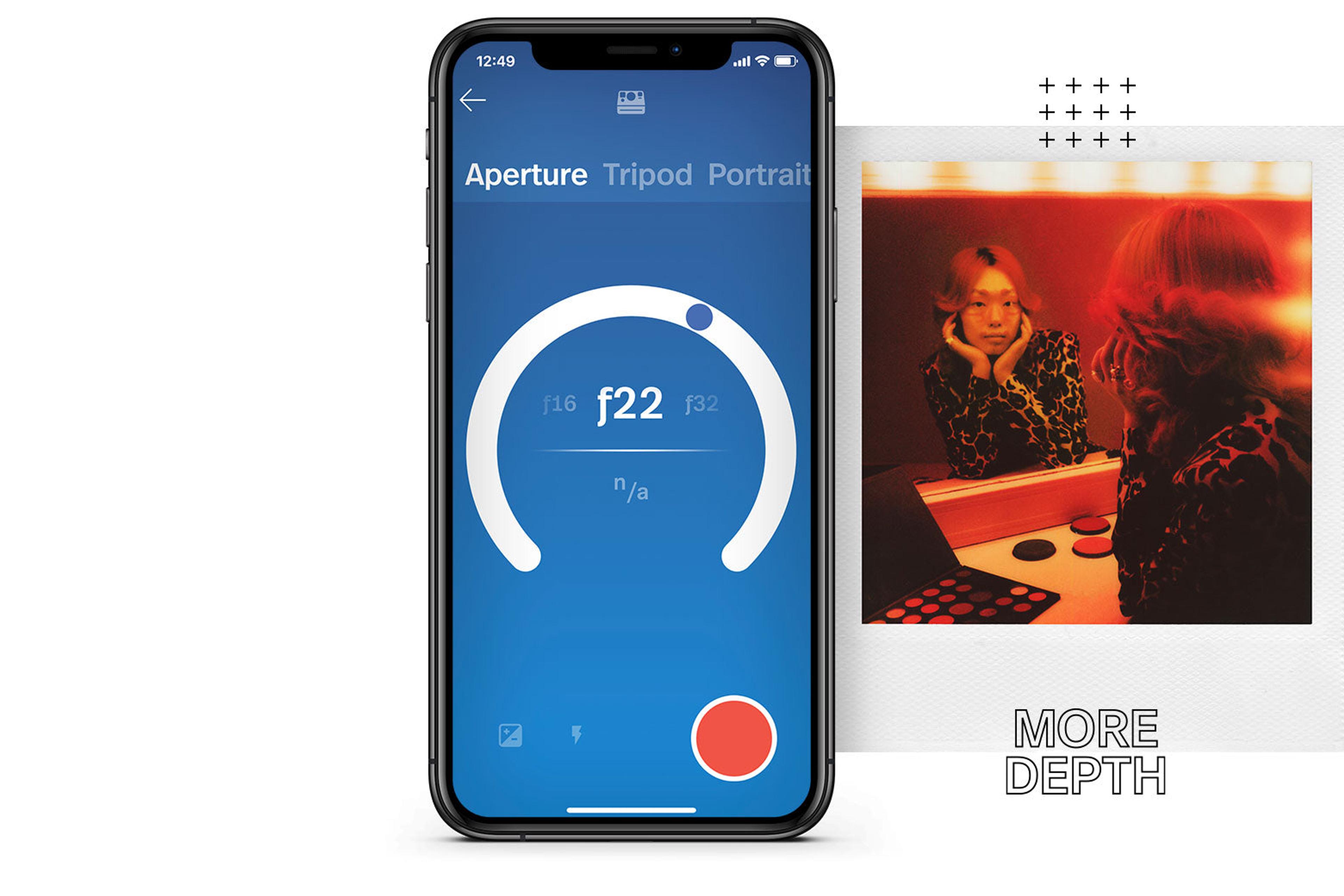 Polaroid Now+ Aperture Priority