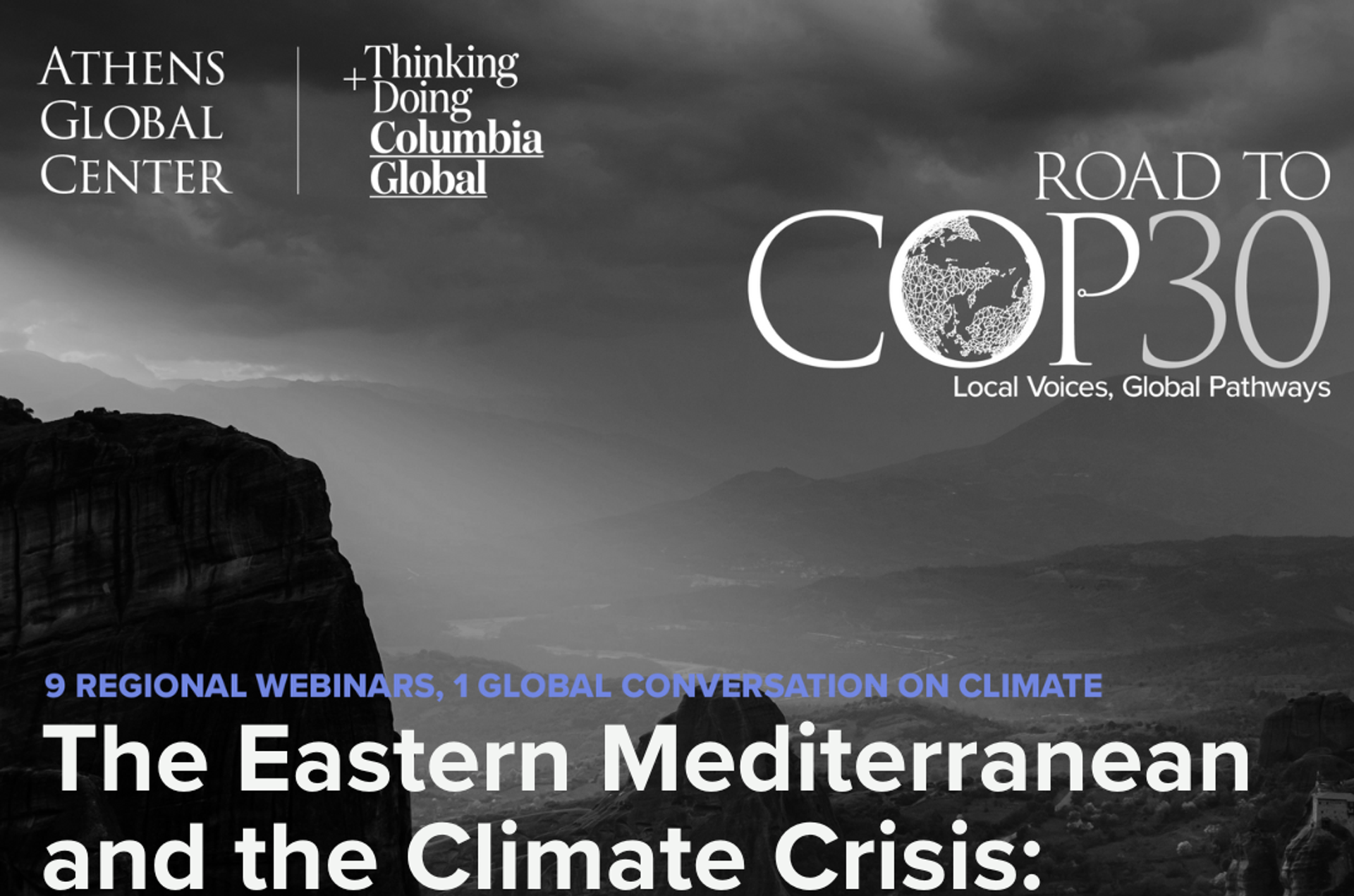 The Eastern Mediterranean and the Climate Crisis: Lessons from Greece for COP30