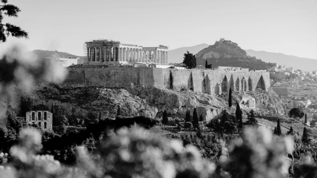 Collage of athens images.