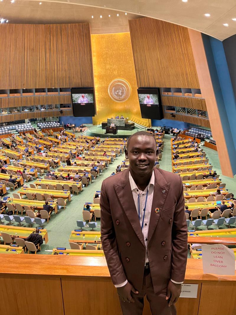Anyieth at the United Nations.